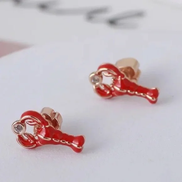 kate spade Jewelry Kate Spade Love Shack Lobster Stud Earrings